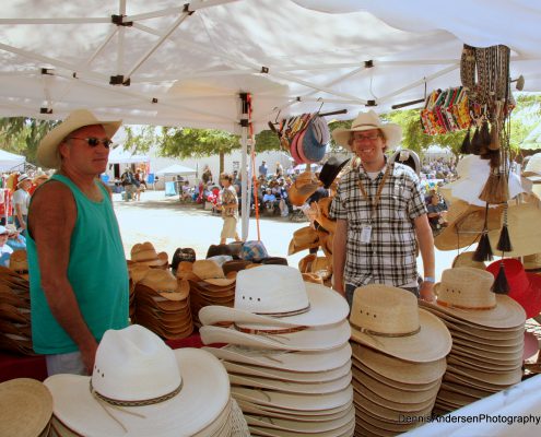Hat vendor at Summergrass